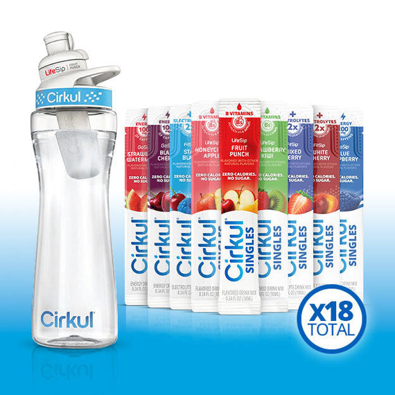 22oz. Plastic Bottle & GoSip® Black Cherry 3SP7